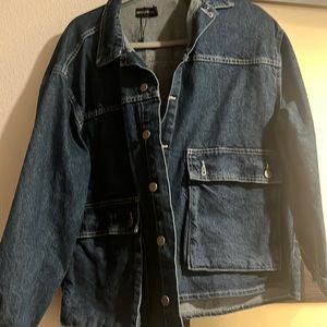 Pretty little thing oversize denim jacket